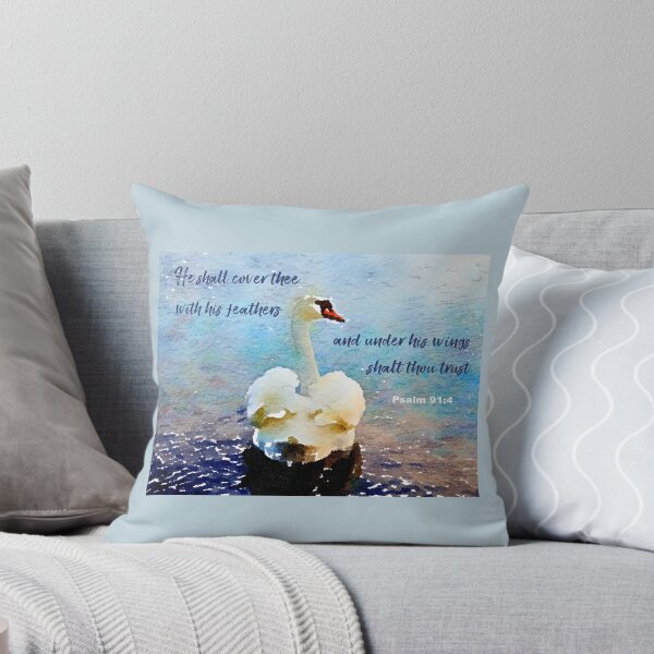 Item preview, Swan - Psalm 91:4 designed and sold by miniverdesigns.