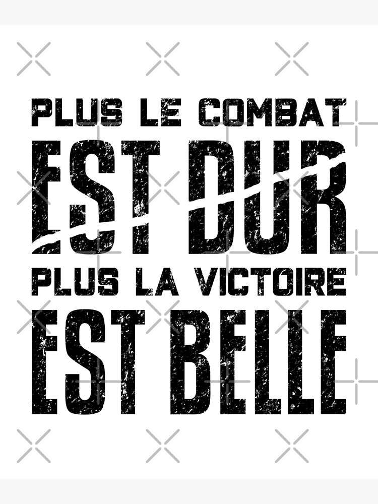 Poster « Booba: Plus Le Combat Est Dur Plus La Victoire Est Belle ...