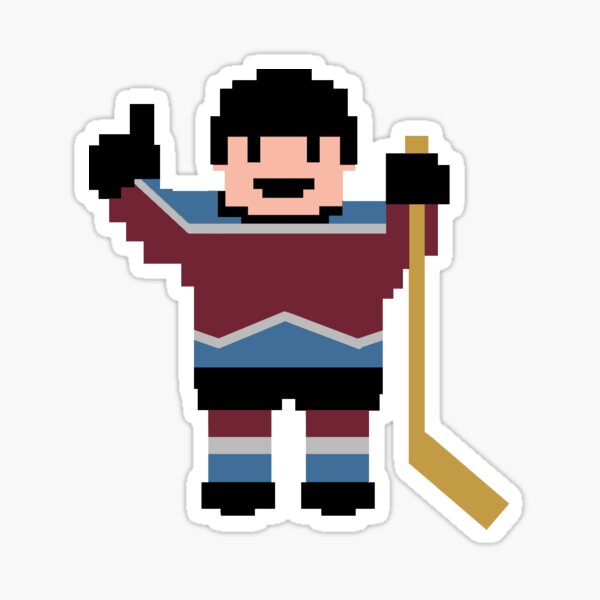 Colorado Hockey Player Sticker