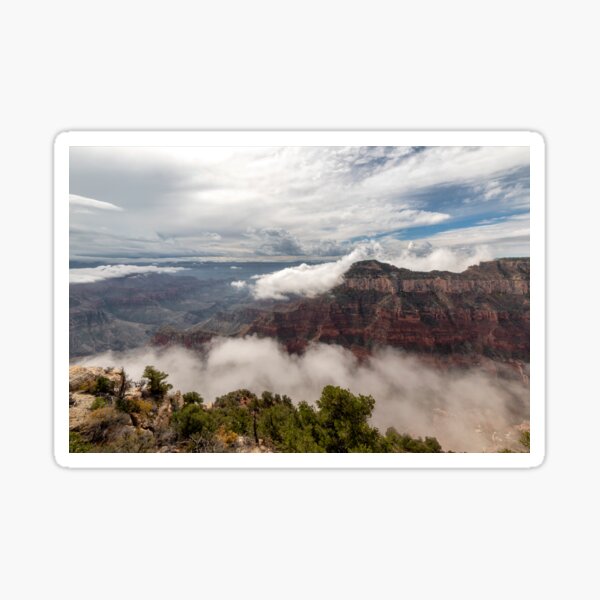 Vista previa del artículo con la obra «North Rim Fog 4 - Parque Nacional del Gran Cañón - Arizona», diseñado y vendido por Brian Harig.