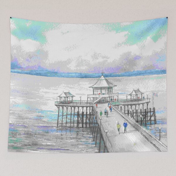 Item preview, A walk on Clevedon Pier designed and sold by ingridslatter.
