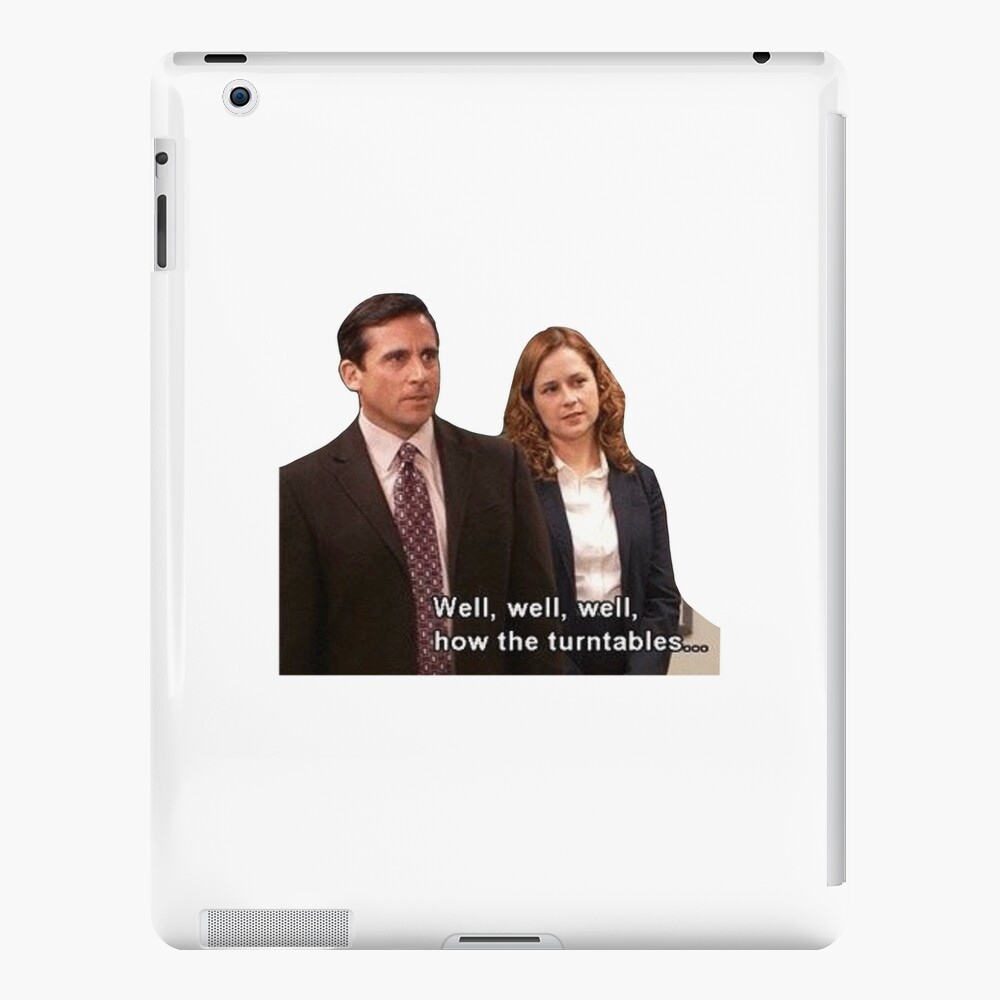 "how the turn tables michael scott" iPad Case & Skin by elaboraterug