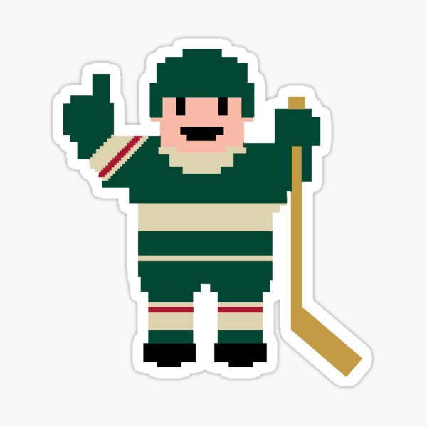 Minnesota Hockey Player Sticker