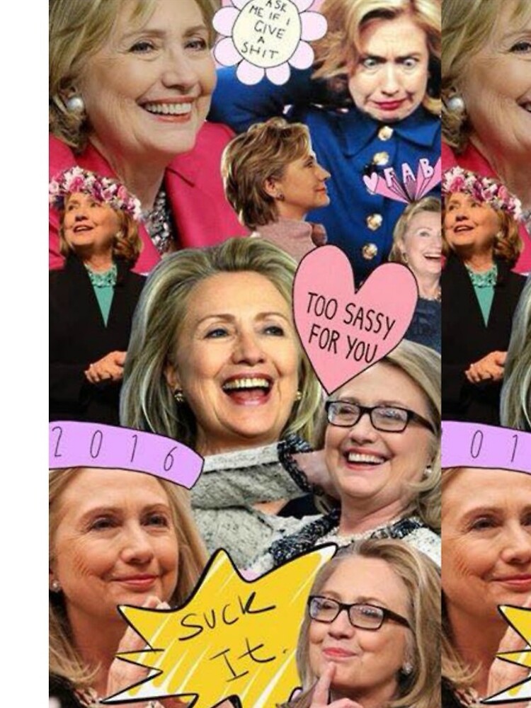 Hillary Clinton Collage by morganlargey