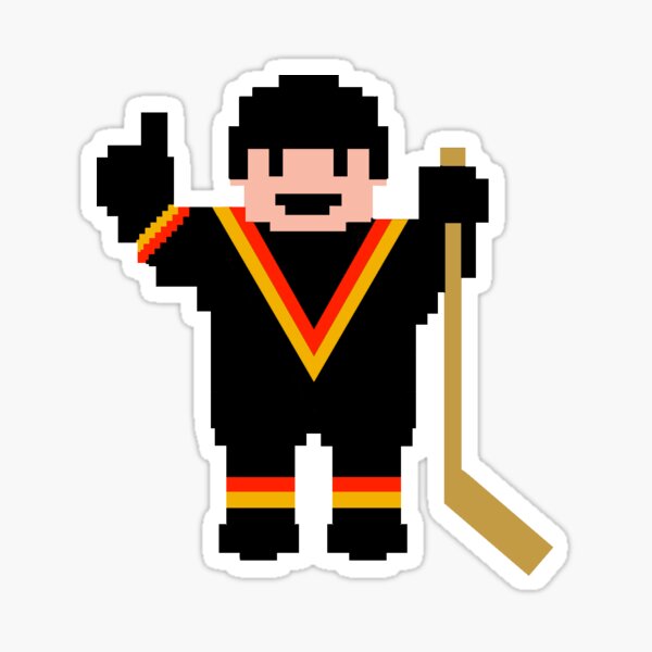 Vancouver Throwback Hockey Player Sticker