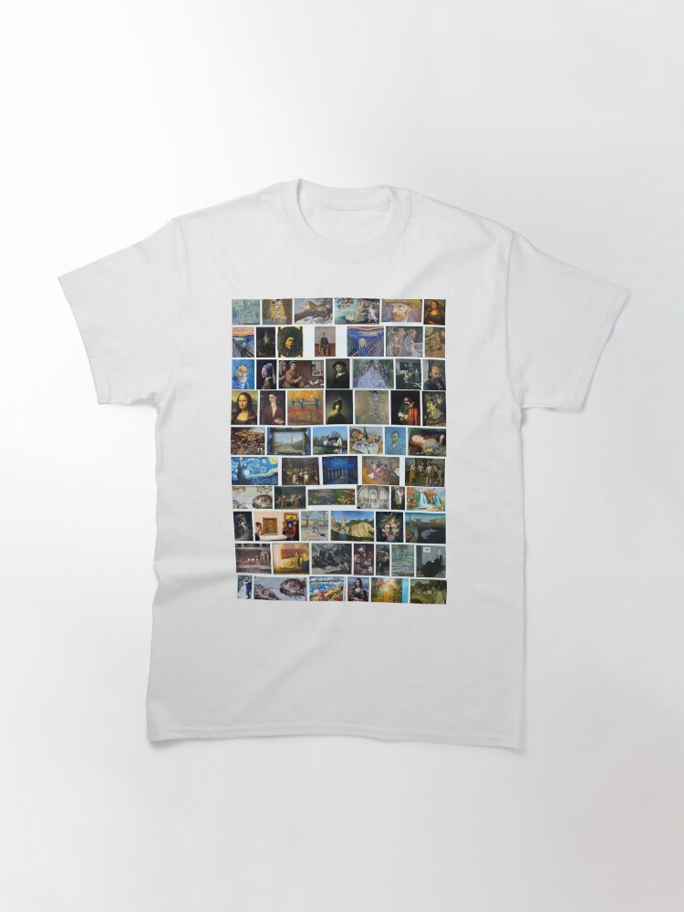 Alternate view of Most Famous Paintings #Most #Famous #Paintings #FamousPaintings VanGogh StarryNight VincentVanGogh Classic T-Shirt
