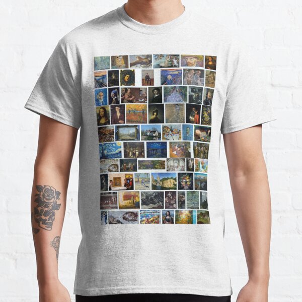 Clothing, Most Famous Paintings #Most #Famous #Paintings #FamousPaintings VanGogh StarryNight VincentVanGogh Classic T-Shirt