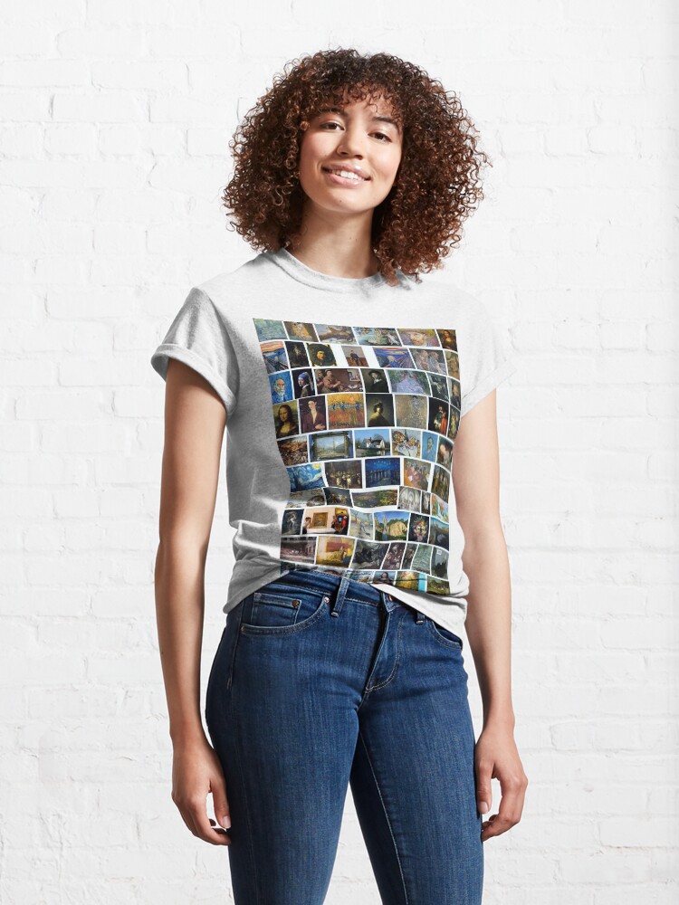 Alternate view of Most Famous Paintings #Most #Famous #Paintings #FamousPaintings VanGogh StarryNight VincentVanGogh Classic T-Shirt