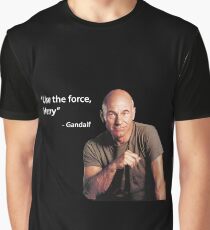"Use the force, Harry" -Gandalf Graphic T-Shirt