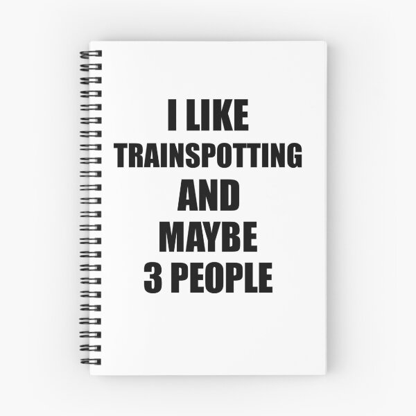 Item preview, TRAINSPOTTING Lover Funny Gift Idea I Like Hobby designed and sold by FunnyGiftIdeas.
