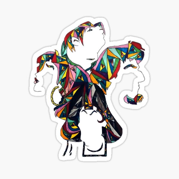 Mosaic of Notre Dame Sticker