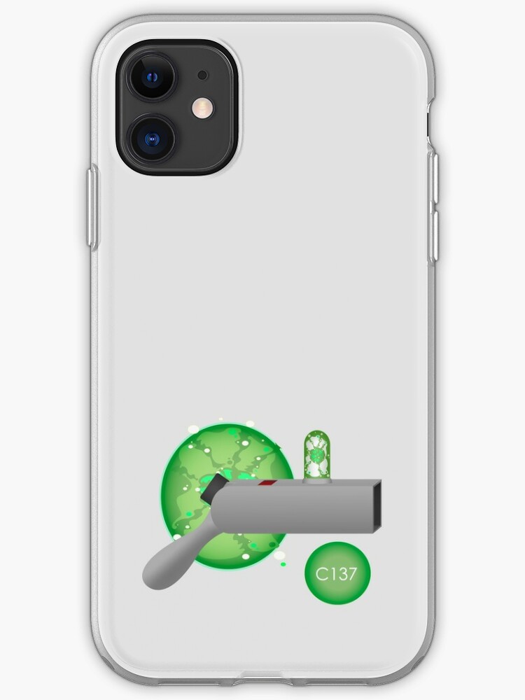 Rick And Morty Portal Gun Iphone Case Cover By Kingragnar Redbubble