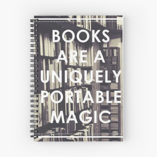 Item preview, Books Are a Uniquely Portable Magic designed and sold by DoodleDashCollective.