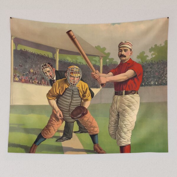 Aperçu de l'œuvre Affiche vintage de baseball créée et vendue par G-Design.