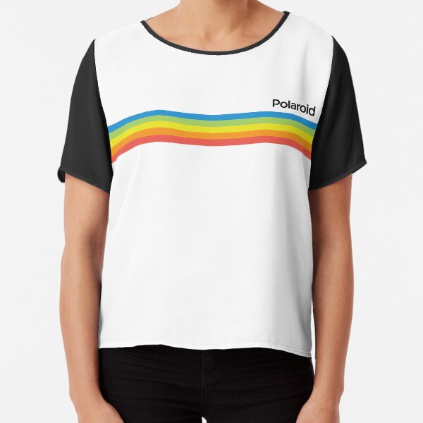 Polaroid Retro Chiffon Top