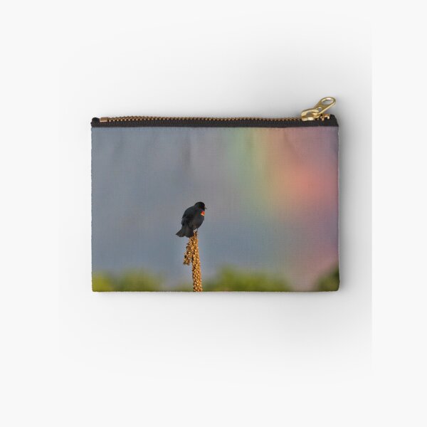 Item preview, Redwinged blackbirds watching rainbow designed and sold by eslingermj.
