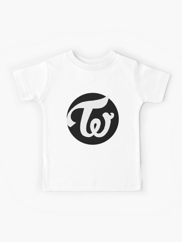 Twice Logo Black And White Kids T Shirt By Lseren Redbubble