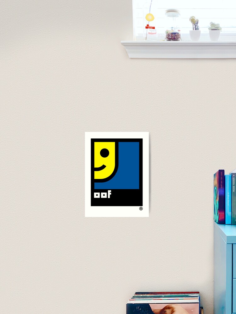 Oof X Goodwill Art Print By Tablesaltz Redbubble - scooby doo oof roblox