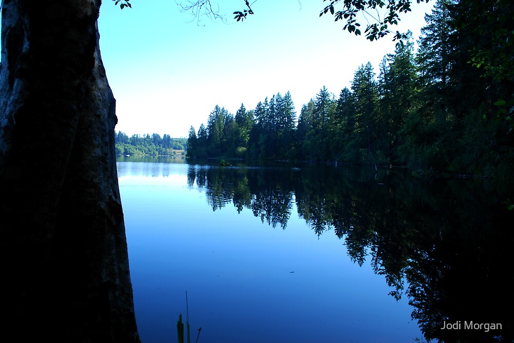 "Lake Kapowsin, Washington" by Jodi Redbubble