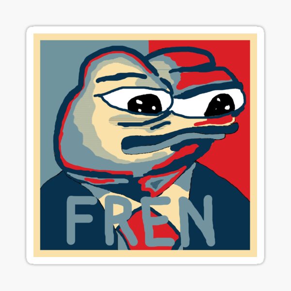 Item preview, Pepe the frog FREN Obama Hope Style designed and sold by orinemaster.