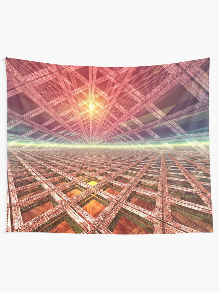 Alternate view of Space Portal To The Stars Tapestry
