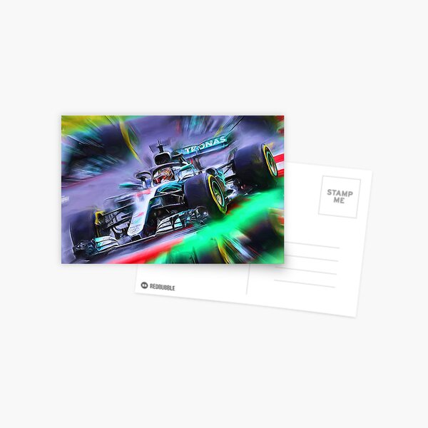 Lewis Hamilton #44 - Word Champion F1 2018 Postkarte