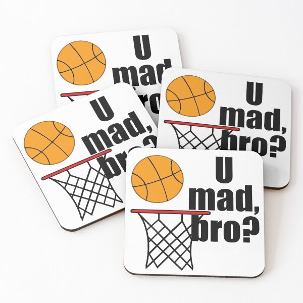 Item preview, U Mad Bro Funny Basketball Season designed and sold by Epic Love Designs.