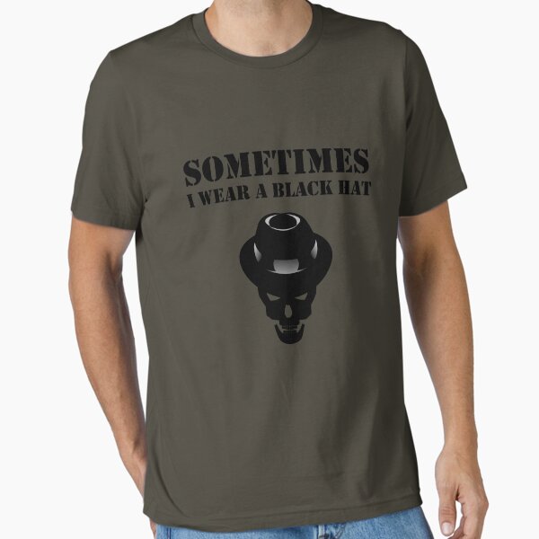 Item preview, Sometimes I Wear a Blackhat - Hacker Design designed and sold by ByTekk.