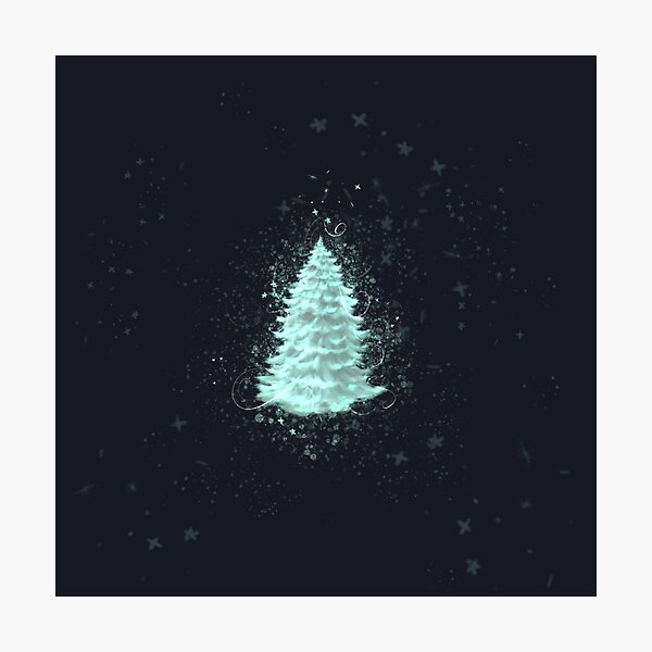 Magical pine tree Photographic Print