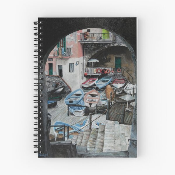 Item preview, Harbor's Edge In Riomaggiore designed and sold by Charlotte  Blanchard.
