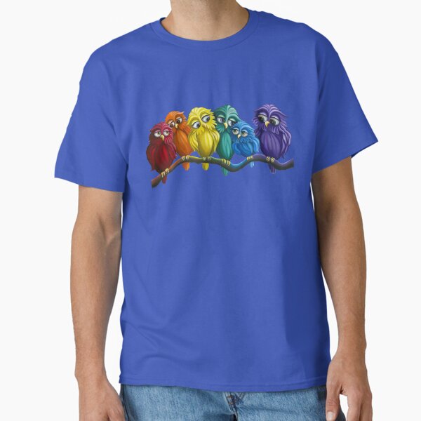 Rainbow Owls Classic T-Shirt