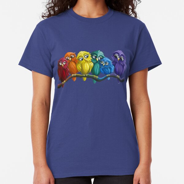 Rainbow Owls Classic T-Shirt