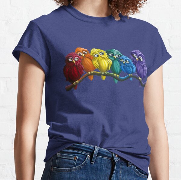 Rainbow Owls Classic T-Shirt