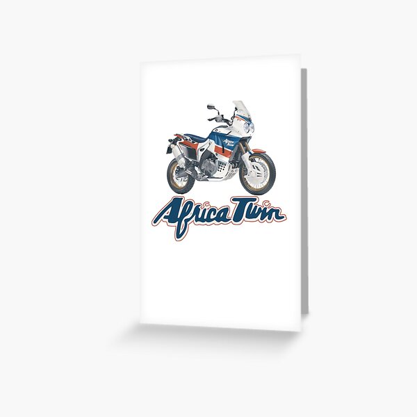 AFRICA TWIN Motorcycle Accessories Greeting Card