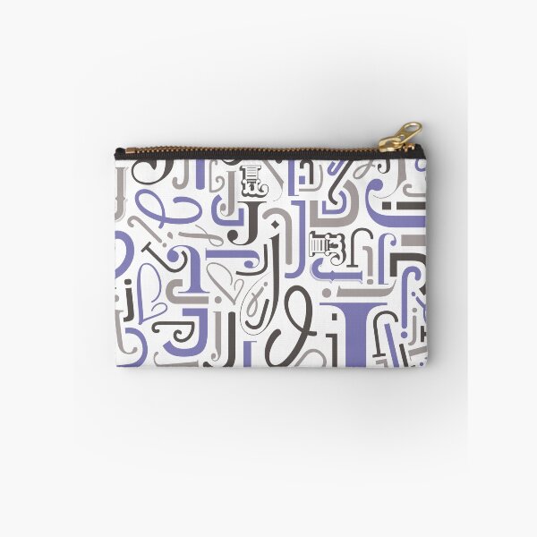 Item preview, Alphabet : Jj in Lavender / Grey designed and sold by scribblewit.
