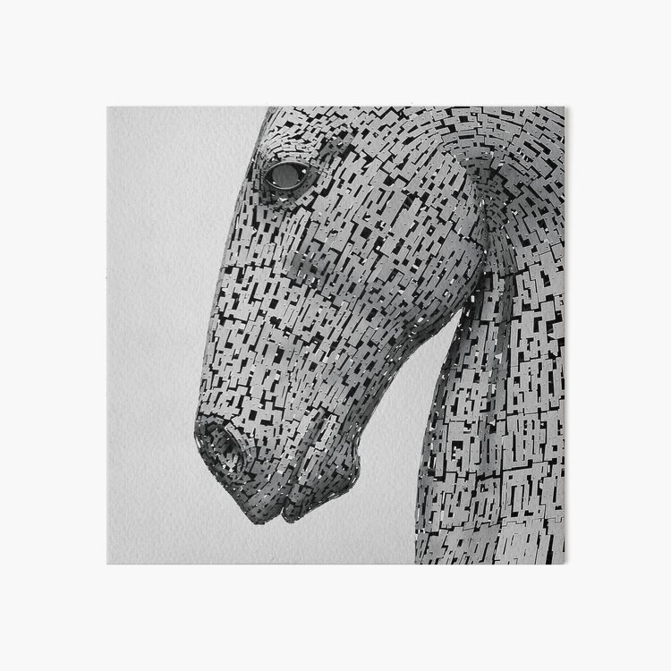 The Kelpies Sculpture Art Board Print