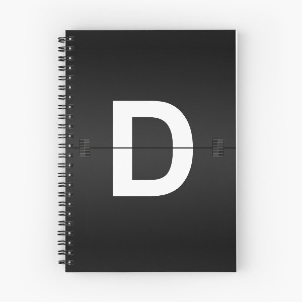 Item preview, Retro Flip Clock Letter D designed and sold by Dator.