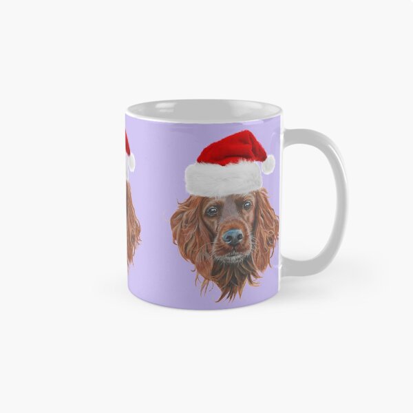 Item preview, Christmas Irish Setter designed and sold by cathyscreations.