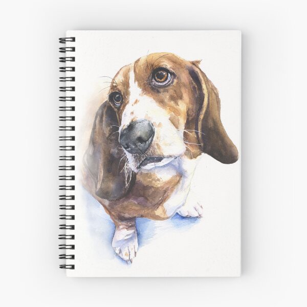 Item preview, Basset Hound watercolor art from George Dyachenko  designed and sold by George Dyachenko.