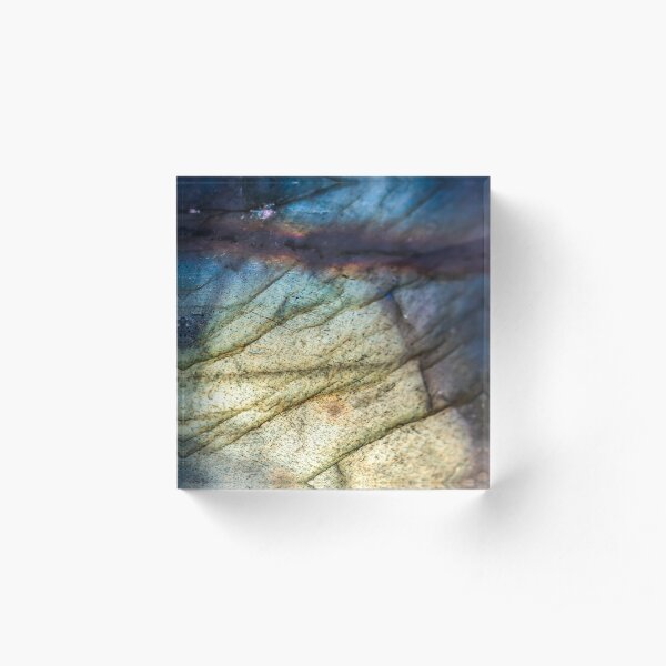Labradorite Acrylic Block