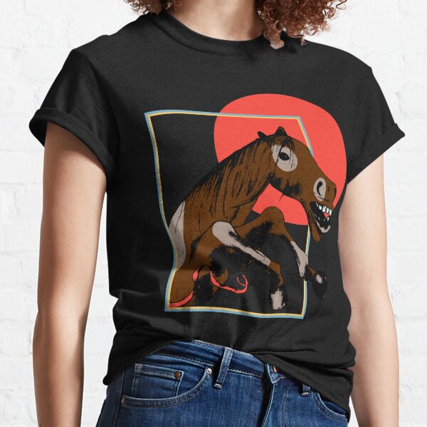 Mustang Horse Kid's T-shirt Native American Animal Tee for Youth 1981C 