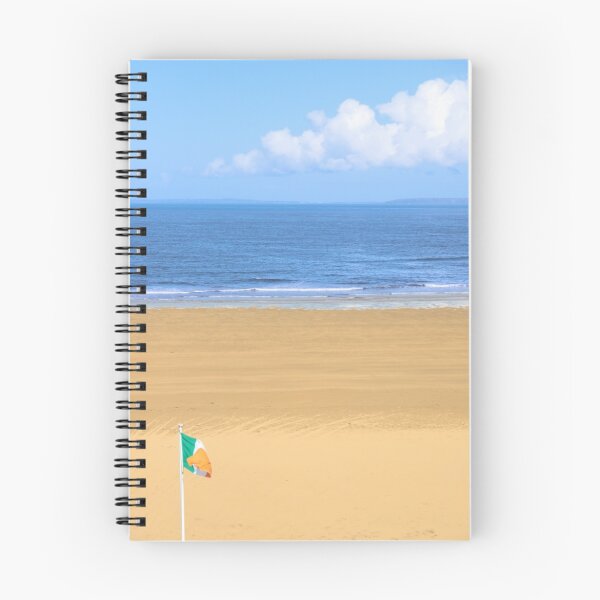 Item preview, Irish flag waving on the beach designed and sold by morrbyte.