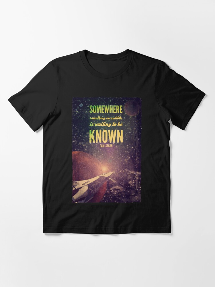 T Shirt Exploration Spatiale Citation De Carl Sagan Par Taudalpoi Redbubble