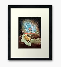 SPACE TRIP. Framed Print