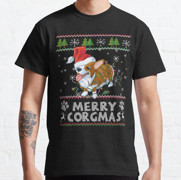 Christmas Corgi Merry Corgmas Classic T-Shirt