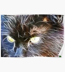 Fractalius Cat Poster