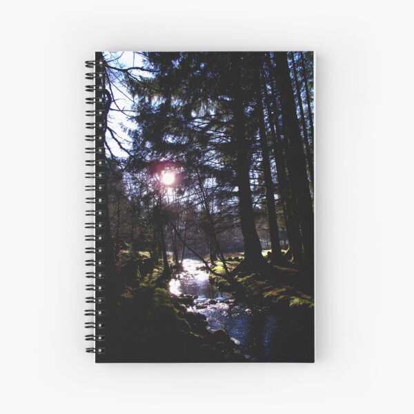 Winter afternoon at Kenick Burn Spiral Notebook