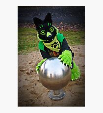 Furry Fursuit Furries Wolf Ferox Dog Anthro Cat Panther Photographic Print