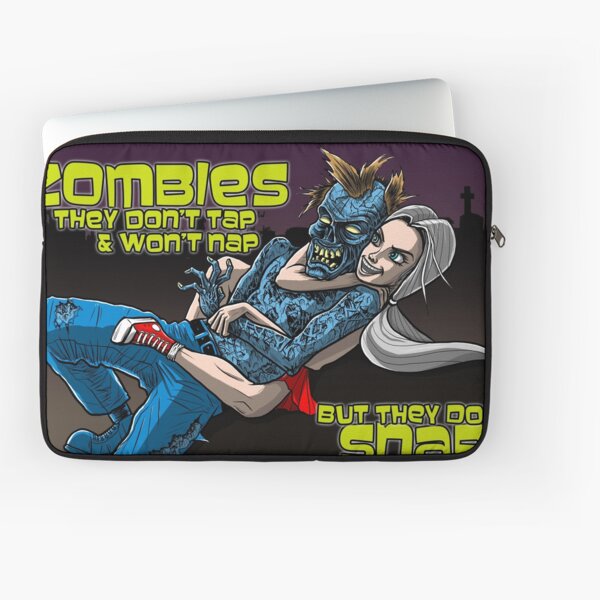 Cheerleader Jiu Jitsu vs Zombie Laptop Sleeve