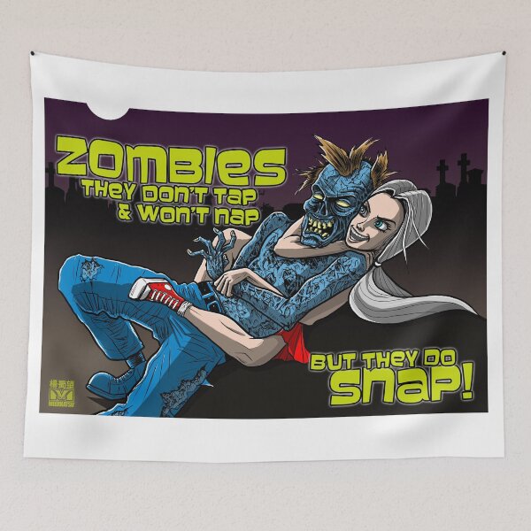 Item preview, Cheerleader Jiu Jitsu vs Zombie designed and sold by Meerkatsu.